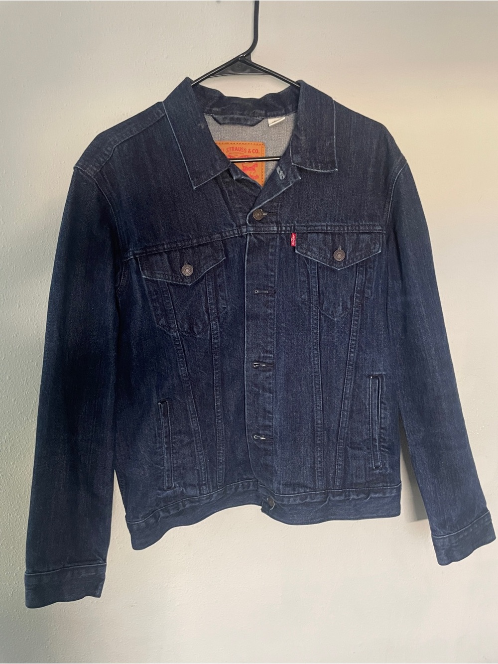 Levi's Men's Dark Blue Denim Trucker Jacket